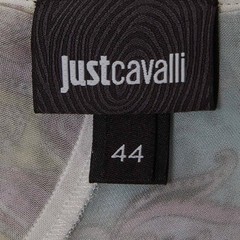 Just Cavalli Multicolour Abstract Print Crepe Strappy Maxi Dress M
