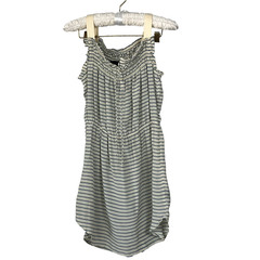 Patterson J. Kincaid Blue Striped Sun Dress Women&rsquo;s Size XS Wide Straps