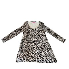 Simply Southern Sleeveless Leopard Print Mini Dress Size M