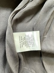 Bohme Spaghetti Straps Crisscross elastic Waist Dress Sz S Grey cottagecore