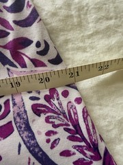 Title Nine Breeze Athletic Dress Purple Print Cowl Neck Sleeveless Size M