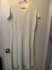 Brooks Brothers Cream Knit Dress