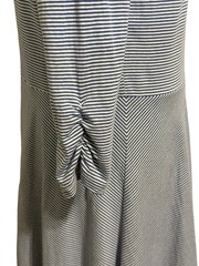 MATILDA JANE Between The Lines Blue & White Striped Dress Women’s Size L