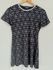 FENDI Short Sleeve Dress Length 29.5 inches