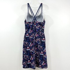 Title Nine Yes Dress Women&rsquo;s L Floral Granola Girl Hiking Built In Bra Outdoors