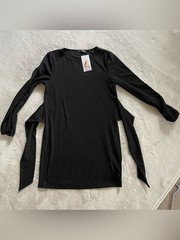 NEW Pretty Garden Black Midi Party Dress size S