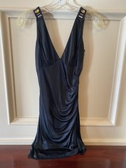 Kurt Thomas Black Embellished Cocktail Dress Size 0
