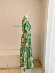 ALE 70% cotton 30% silk long dress lace-up waist shirt dress 2026 dress female