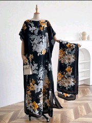 Women&rsquo;s Beach Elegant Floral Print Silik-Like Sun Protection.