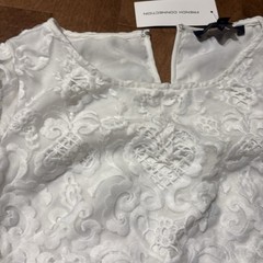 French Connection 0 Dress Womens White Lace Sheer Overlay Bridal Engagement NWT