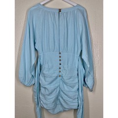 FREE PEOPLE The Only One Mini Dress Blue XS