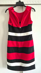 Tommy Hilfiger Sleeveless Summer Dress in Red, White & Blue Stripe Size 10