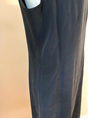 Due per Due NEW Sandwashed Silk Elegant Little Black Dress Sz 10