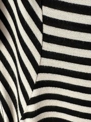 Cable & Gauge Black White Tie Waist Cap Sleeve Pullover Shift Dress Size XL