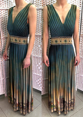 Michal Negrin Elegant Full length Floral Dress Size – M – NWT #9#