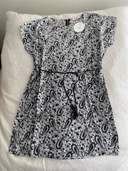 Z&W black and white dress short dress M/L – new