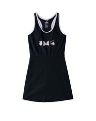Aldi Disney Black Dress NWT Size Medium Viral Athletic Dress w/Built In Shorts!