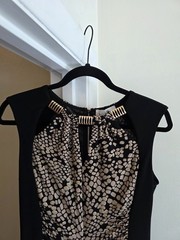 Joseph Ribkoff Sleeveless Snakeskin Cocktail Dress Size 8
