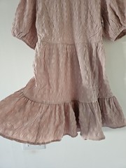 River Island,woman&rsquo;s puff sleeve, mini back tie summer dress size 12 petite