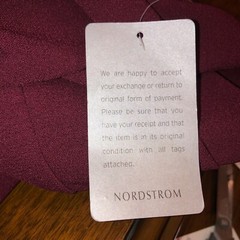 New Bobeau Womens Small Maroon Short Sleeve V Neck Pullover Dress Size S