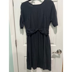 Athleta Black Womens Athleisure Dress Size L with Pockets