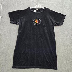 VINTAGE Mickey & Co Women Dress One Size Black Pooh & Tigger Short Sleeve Shirt