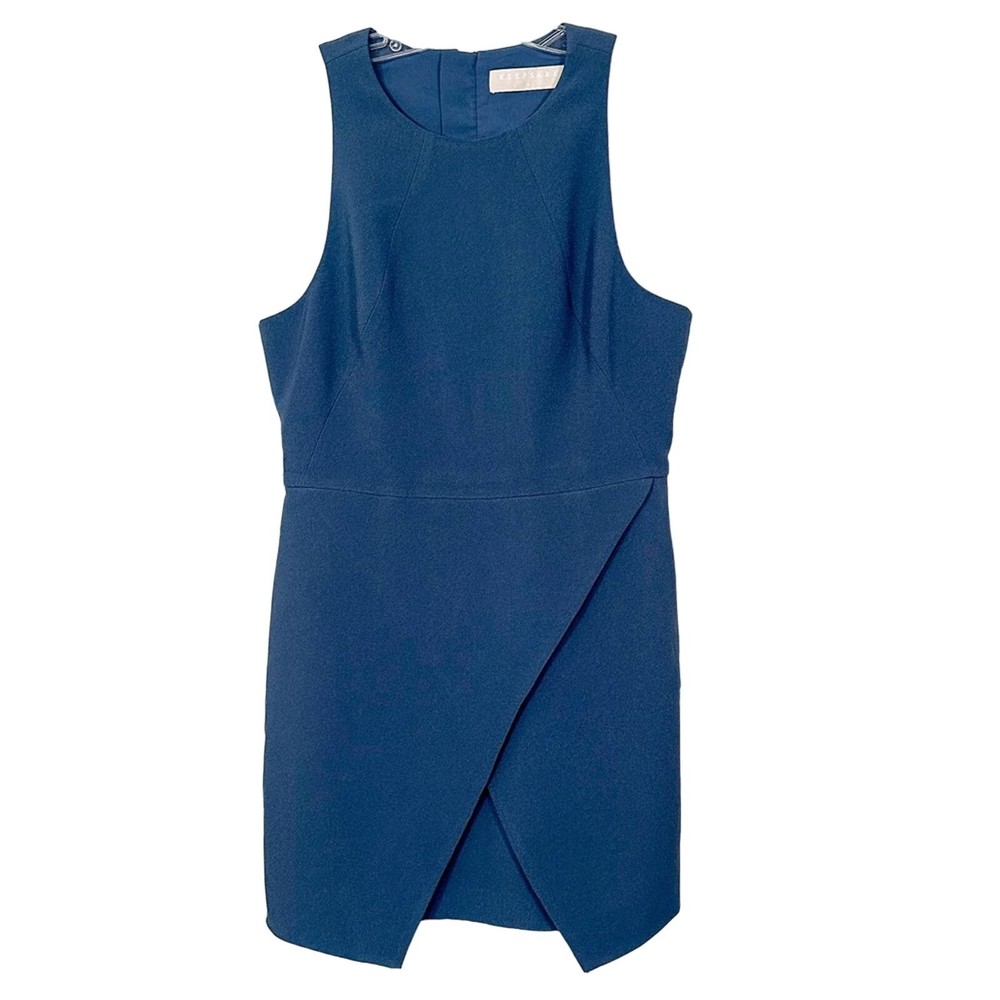 Keepsake The Label Blue Jupiter Sheath Mini Dress, EUC, Size Large, MSRP $269