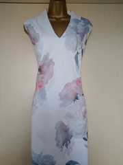 Ted Baker &lsquo;Marah&rsquo; Floral Bodycon Midi Dress Size 4 (uk 14)