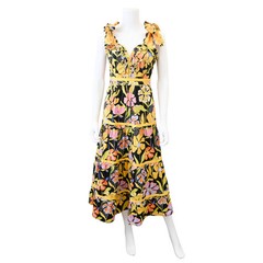CELIA B | Multicolor Floral Tiered Midi Dress Size M