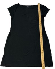 No Boundaries Junior&rsquo;s Black Short Sleeve Lightweight Bodycon Dress NWT L 12-14
