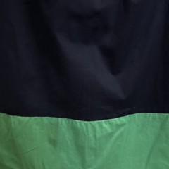 Sail To Sable STS Shift Dress Navy & Green Color Block Tunic Dress Size XL