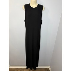 Skims Ribbed Sleveless Crew Neck Midi Dress Stretch Pullover Lightweight Sz 4XL