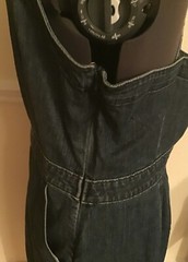 Universal Thread Women&rsquo;s 16 Denim Blue Jean Dress Wide Strap Adjustable Cambodia