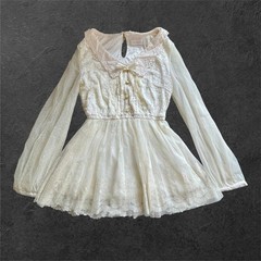 Liz Lisa lace babydoll mini dress cream coquette himekaji Japanese fashion