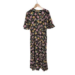 NWT Warehouse Riviera Floral Midi Dress US 6