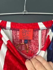 BNWT RARE GERI FOR NEXT UNION JACK BANDEAU MAXI DRESS PATRIOTIC JUBILEE UK8 36 4