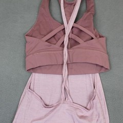 Lululemon Tank Top Womens 0 Purple Racerback Built In Bra Lightweight Yoga Gym