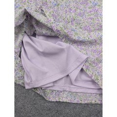 David Wayne Classic Vintage Look Purple Floral Sleeveless Sheath Dress Size 10