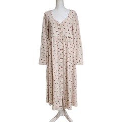 Hatch Floral Waffle Nursing Dress Size Large 3 Cotton Blend