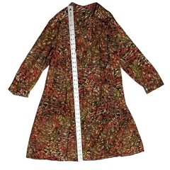 KUT From the Kloth Robyn Shift Short Dress sz 8 Earthtones Boho Casual Festival