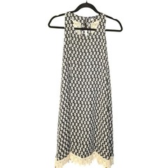 Francescas&rsquo;s Basil & Lola Floral Sleeveless Mini Dress Women&rsquo;s S Black Cream NWT