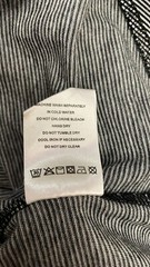 Lira Black & White Striped Sleeveless Ruched Side Dress Size Small