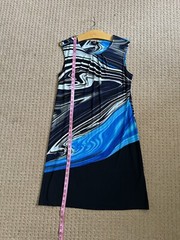 Wallis Abstract Paint Print Dress Uk M