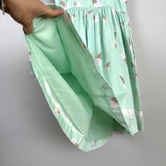 Bea & Dot ModCloth Sweetest Treat Ice Cream Cone Dress S Mint Green Pinup Retro