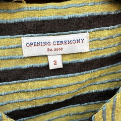 Opening Ceremony Striped Flare Dress Size 2 Skater Style Sleeveless