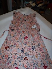 Sleeveless Maxi Dress size XXL Sonoma Pink Multi Floral,Belted 2 side pockets NW