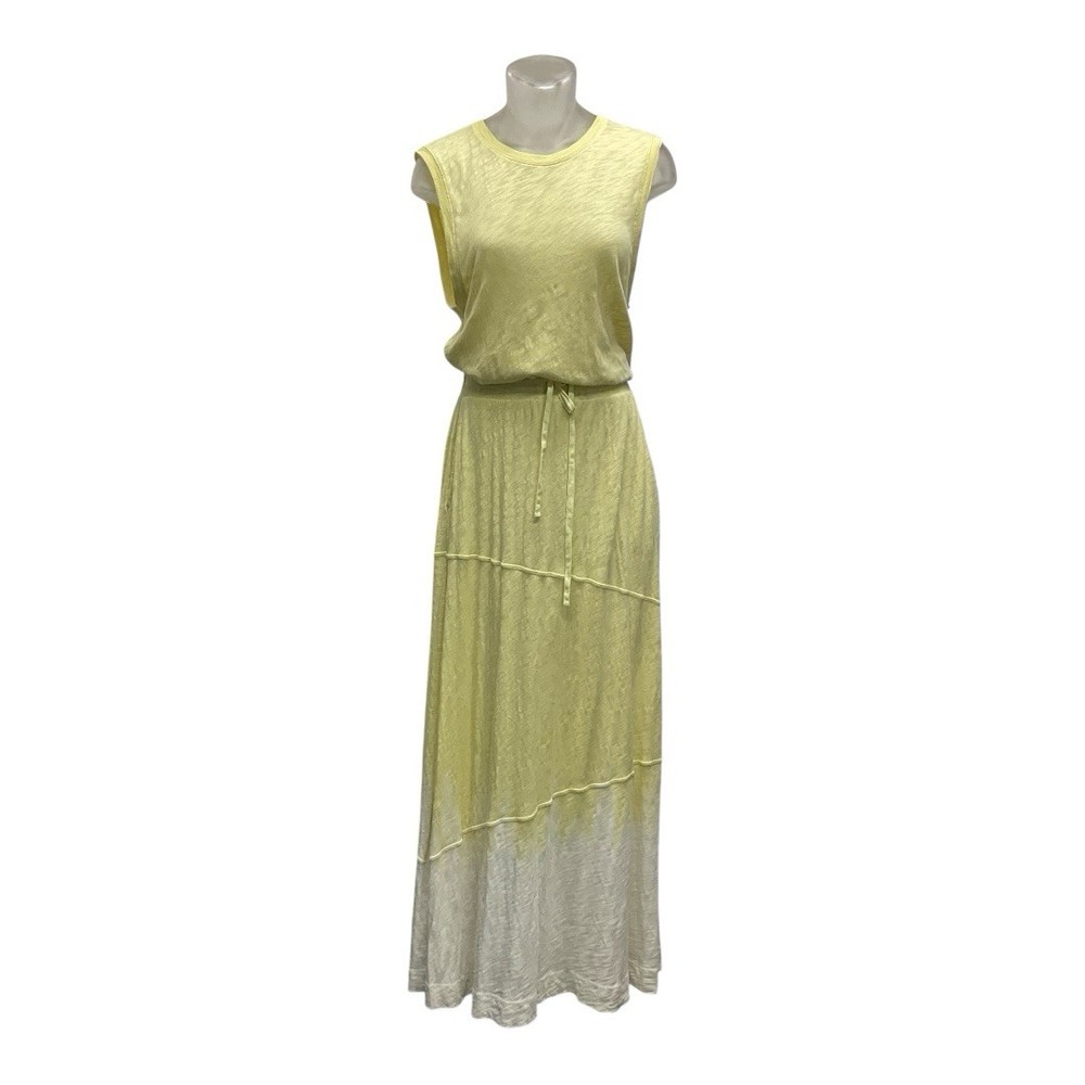 ATM Anthony Thomas Melillo Slub Jersey Maxi Dress Size M 100%Cotton Lightweight