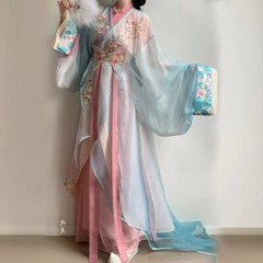 Women Hanfu Dress Ancient Chinese Traditional Hanfu Costume Cosplay Party Dress