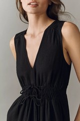 Anthropologie Somerset Linen Sleeveless Mini Dress