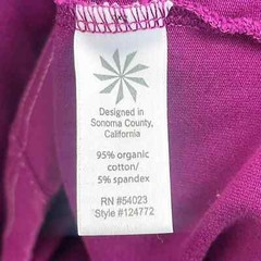 Athleta Deep Fuchsia Athletic Knee Length V-Neck Dress Size MT
